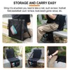 Folding Stadium Seat Camping Back Support Cushion Seat with Storage