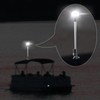 16 Inches Stern Light,Bimini Top Light,Navigation Lights,White Anchor Lights,Folding Base,USCG