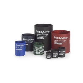 Welch Allyn REUSE-11L-1TP FlexiPort Reusable Blood Pressure Cuffs with One-Tube Tri-Purpose Connectors, Adult Long, Size 11L