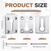 Shimeyao 4 Sets Newel Post Fastener Newel Post Mounting Kit