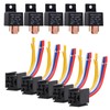 Ehdis 5 Pack Car Relay 12V 80 APM 5 Pin,