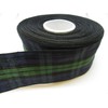 1 Roll of 38mm x 25 metres Tartan Ribbon Navy