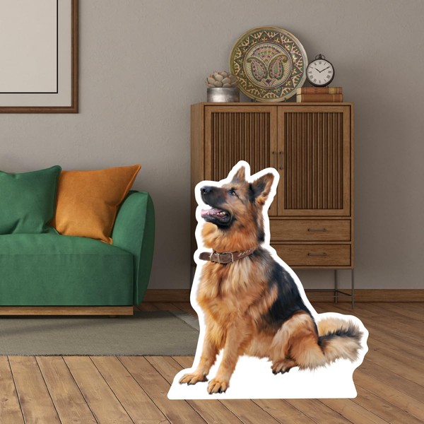 Custom Life Size Coroplast Pets Cutouts of Any Photograph, Personalized