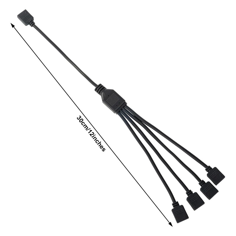 5 V 3 Pin Addressable RGB 1 to 4 Splitter