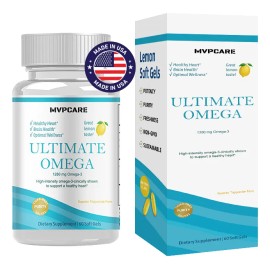 Natural Ultimate Omega 3 Capsulas Nordic Sabor Limn Mvpcare Limn