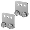 P2950-EG Strut Channel 4-Wheel Trolley Assembly with Eye Loop,Stable Welded