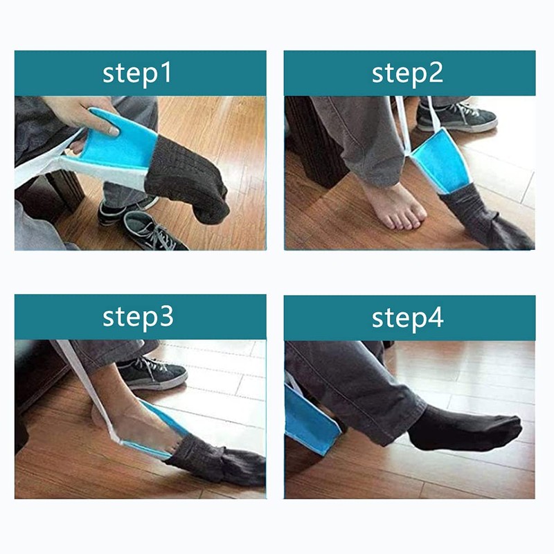 KkaFFe Sock Aid Tool for Elderly, Sock Aids for Putting