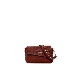 Desigual Women's Accessories PU Hand Bag, Brown, brown