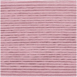 Rico Baby Cotton Soft Dk Baby Wool, Soft and Easy Care, Cotton Blend Yarn for Knitting and Crocheting (047 Dusky Pink)