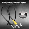 20 Inch Zip Tie Lock Keyed Alike, Adjustable Cable Lock