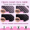 WENDY Cluster Eyelash Extensions Wispy Individual Eyelashes 10-18MM D Curl