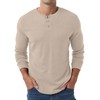 Sailwind Men's Henley Shirts Long Sleeve Casual Classic T-Shirts Button