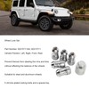 Luocute Wheel Locks, Wheel and Tires Locking Lug Nuts, Wheeling