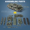 SEBUNAS Leopard 2A7 Militärpanzer im Maßstab 1/72, Schnellbaumodell, deutsches Panzerfahrzeug,