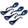 LYEOBOH Soup Spoons set of 6, Chinese Deep Soup Spoon