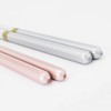 Ishida Dishwasher Safe Chopsticks with Paulownia Case, Chopsticks Rest, Champagne