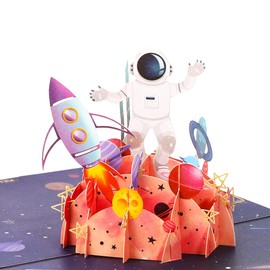 Paper Spiritz 3D Greeting Congratulations Pop Up Card Graduations Card, Birthday Card With Message Note & Envelop | Size 5 x 7 Inch