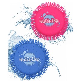 TPZORJX 2PCS Wasser Frisbee Kinder,Soft Frisbee,Wasser Frisbee Splash,Wasser Wurfscheibe aus Schaumstoff und Silikon,Wurfscheibe Wasserspielzeug,Extra Soft in knalligen Farben für den Somme