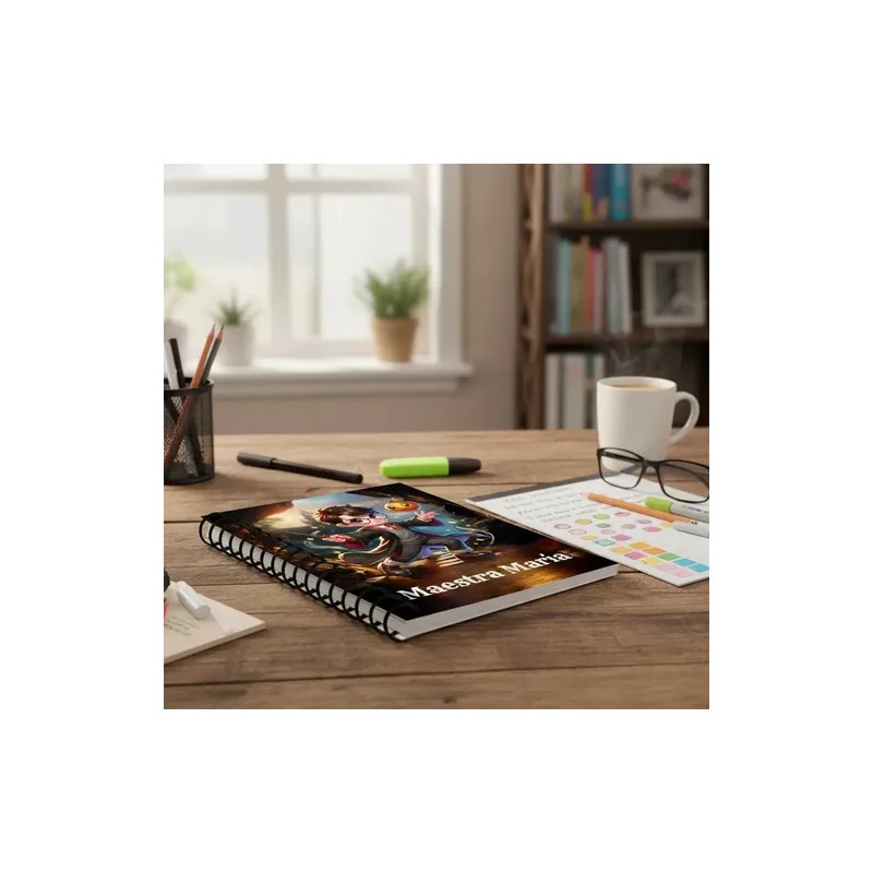 Agenda Escolar 26-27 Personalizada Maestra 2025 2026 17x21