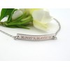 Custom coordinates bracelet, latitude longitude bracelet, custom jewelry, engraved bracelet,