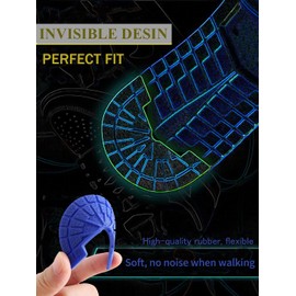 Miiooan Sole Protector for Sneakers, Strong Self-Adhesive Shoe Heel Repair Plates Non Slip Heel Pad Sole Plates for Men and Women - Adhesivity Upgraded Version