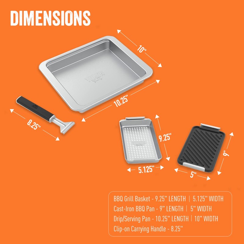 Yukon Glory™ SEAR 'N SERVE Set (BBQ 'N SERVE Grill