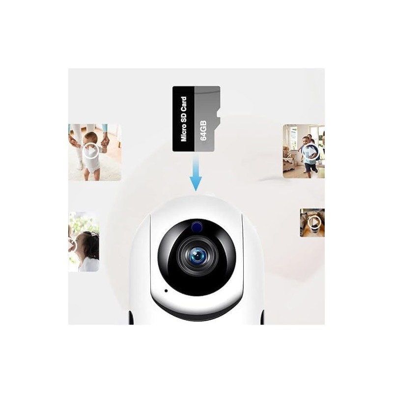 Indoor Surveillance Camera, Indoor Surveillance Camera, Wi-Fi Camera, Motion Detection,