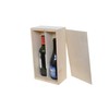 2 Bottle Slide-Top Wine Box Made Out of Western Pine