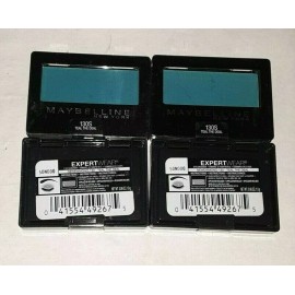 MAYBELLINE 4 pc lot MAYBELLINE EXPERT WEAR EYE SHADOW SINGLE 130S TEAL THE DEAL sld discont