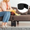 LOMSIOY Couch Gap Blocker Adjustable Bumper for Under Furniture with
