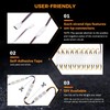 BEAMNOVA 50Ft Commercial RGB Storefront Light Kit for Business with