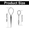6 Sets Hair Braid Maker,Plastic Braid Accessories Ponytail Making Tool,Suitable