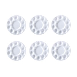 Set of 10 Brushes with 6 Mixing Palettes Painting Brush Set, Palette Set for Artists Watercolour Acrylic and Oil Painting Size 22.5 cm x 17 cm