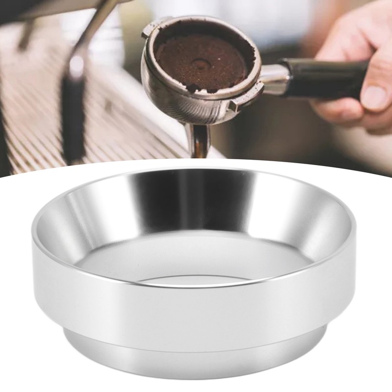 53mm Coffee Dosing Funnel Aluminum Alloy Magnetic Coffee Powder Dosing