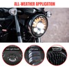 VEISUTOR Motorcycle 7 Inch Round LED Headlight, Projector LED Headlamp