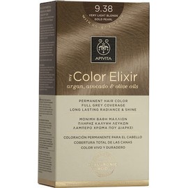 Apivita My Color Elixir No 9.38 Very Light Blond Gold Pearl (Hair Color Cream 50ml & Color Developer 75ml & Post Color Hair Cond 2x15ml)