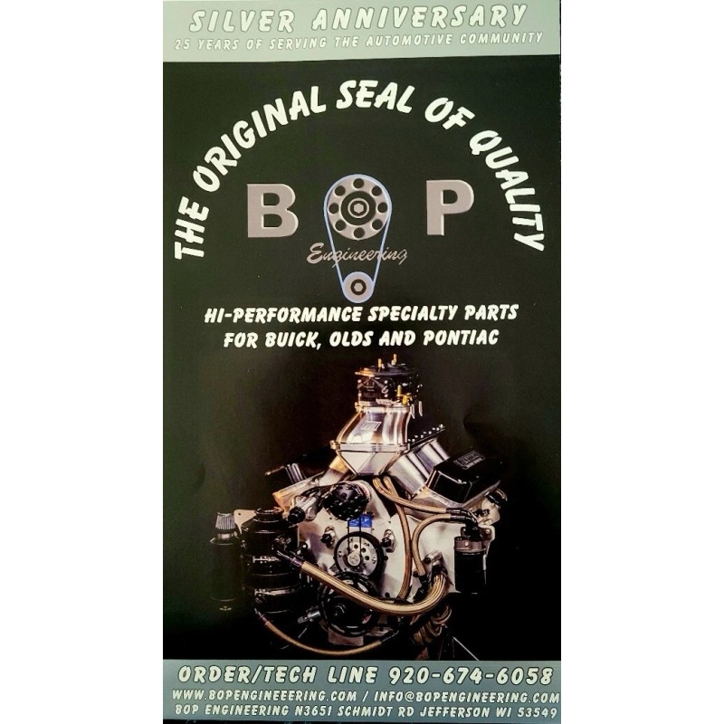BOP Engineering Buick 340, 350 Viton® REAR MAIN SEAL