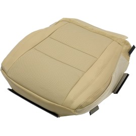 ECOTRIC Driver Seat Bottom Cover Compatible with 2011-2022 Jeep Grand Cherokee Limited Tan Artificial Leather Car Seat Cover LH Side
