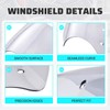 Motorcycle Windshield Deflector with Bracket Windscreen Fit for Rebel 500