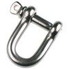 ARBO-INOX Shackle D Round Shackle Stainless Steel 6 mm