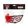 Generique Day of the Dead Eye Mask with Red Flower