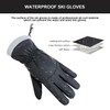 Bototack Winter Waterproof Ski Gloves Men Women, Windproof Thermal Touch