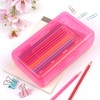 Tamaki 1 Pack Plastic Pencil Box Large Capacity Pencil Boxes
