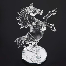 London Boutique Decorative Crystal Animal Horse Ornament Gift Present
