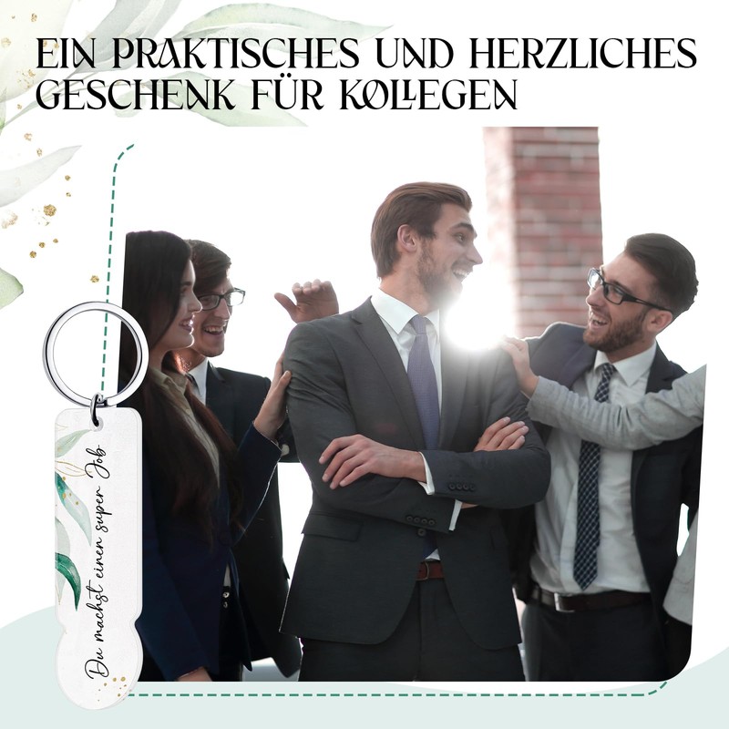 Hestya Set of 20 Acrylic Shopping Trolley Token Keyrings "Du