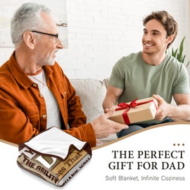 Gifts for Dad Dad Gifts Birthday Gifts for Dad from Daughter Son Best Dad Ever Gifts for Dad Who Wants Nothing Christmas Valentines Day Fathers Day Funny Gifts for Dad to My Dad Throw Blanket 50"x60"
