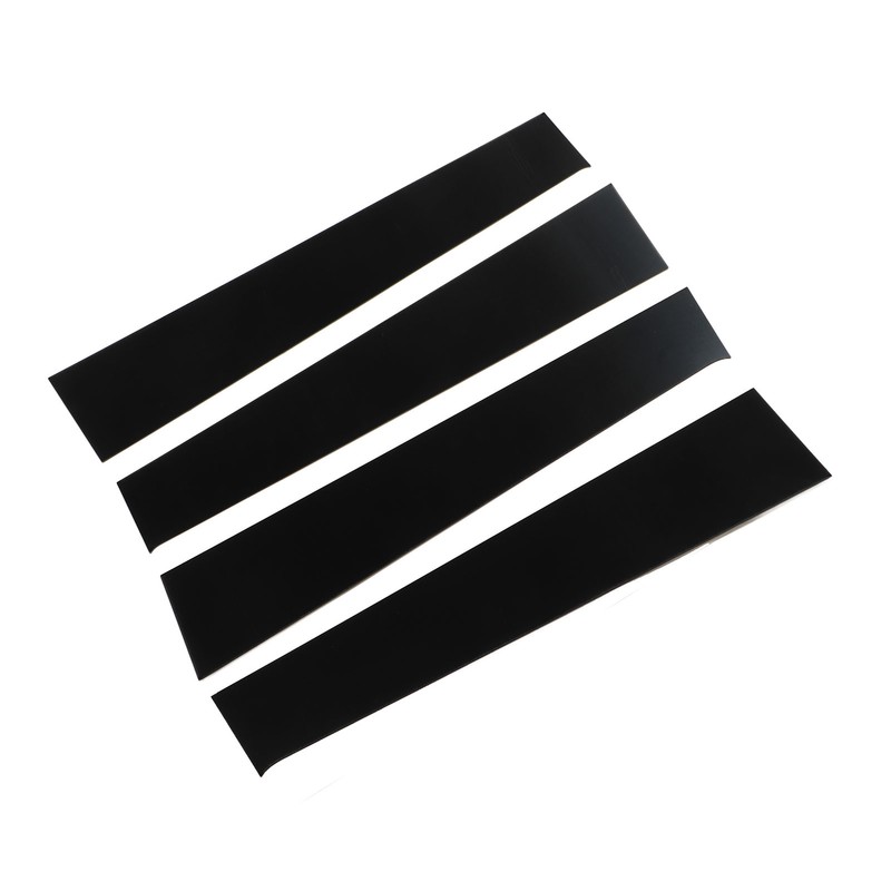 4pcs Black Pillar Posts Door Trim B Pillar Posts Door