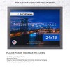 ArtToFrames 24x18 INCH/61x46 CM Gray Frame for 300 piece Puzzles.This