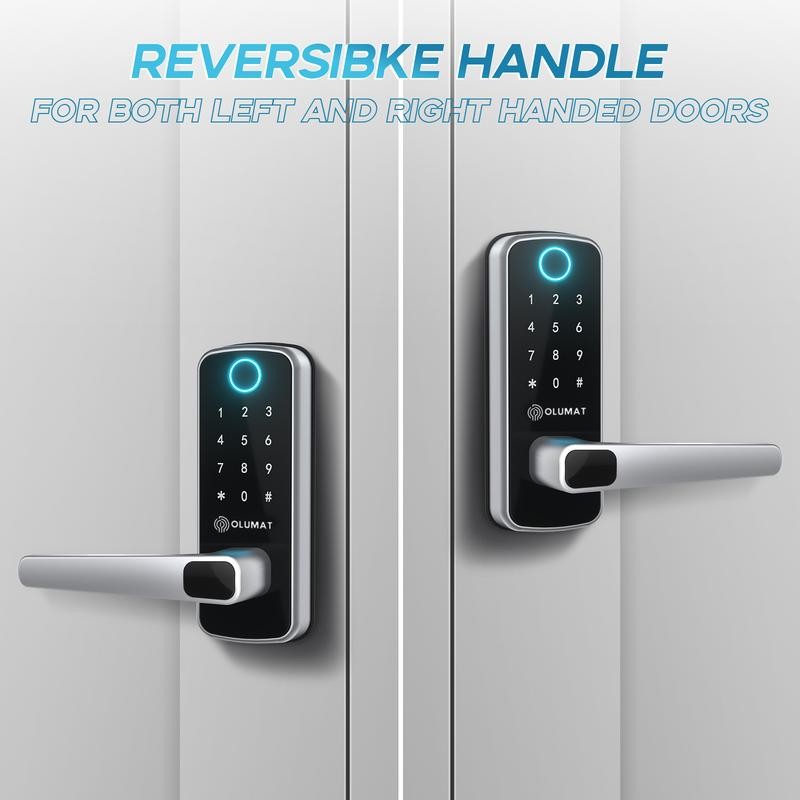 Smart Door Lock, Keyless Entry Door Lock Fingerprint Door Lock