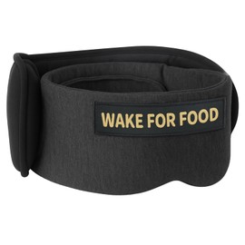 ARLIKSI Travel Pillows for Airplanes, Airplane Pillow for Long Flights Sleeping Travel, Airplane Head Strap with Eye Mask 360° Support Headrest for Plane Road Trip Sleep, Stop Bobblehead（Black）